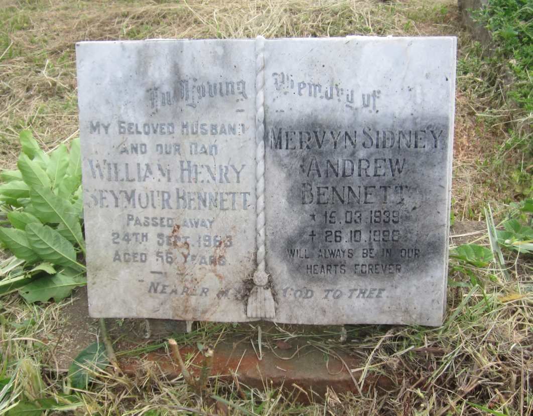 BENNETT William Henry Seymour -1963 :: BENNETT Mervyn Sidney Andrew 1939-1998