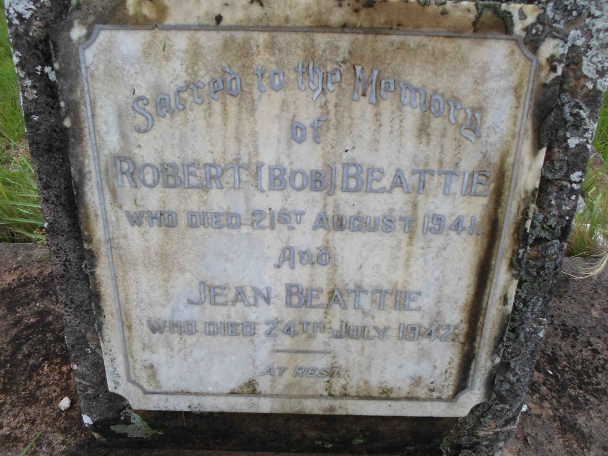 BEATTIE Robert -1941 &amp; Jean -1942