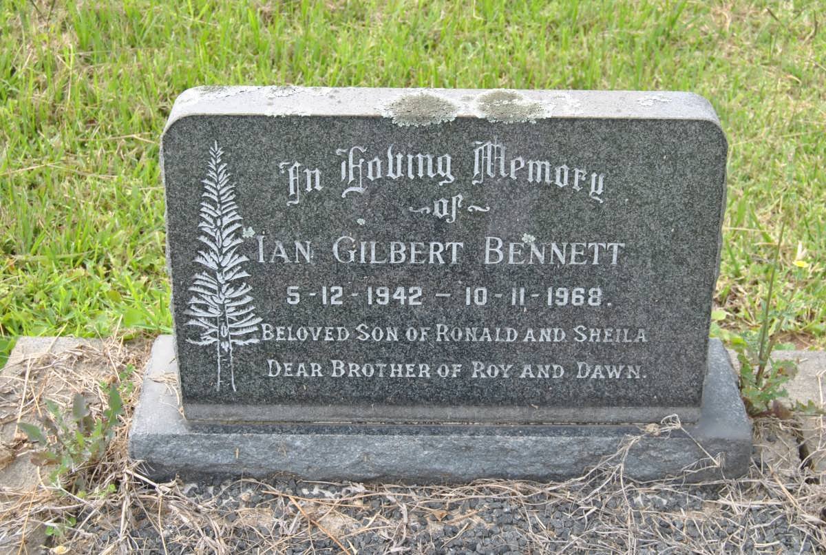 BENNETT Ian Gilbert 1942-1968