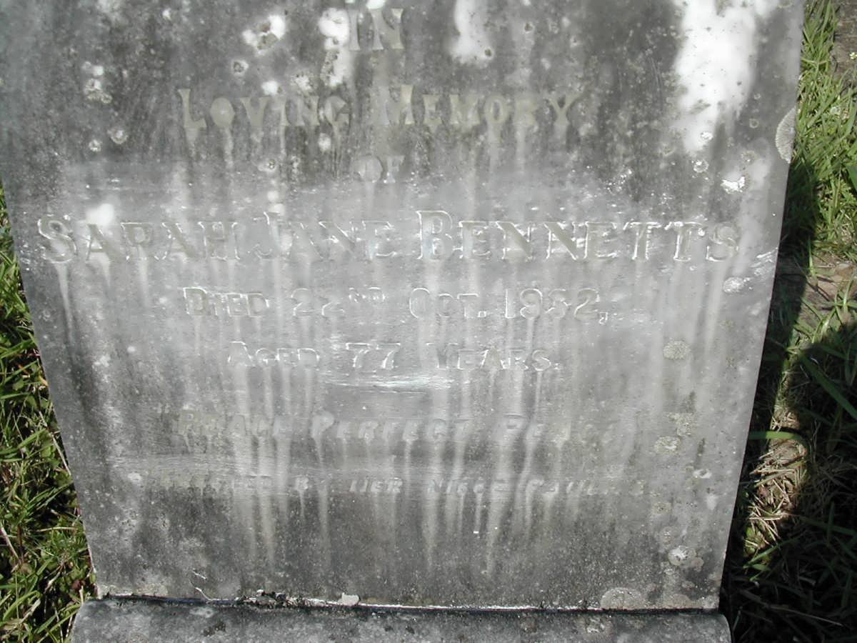 BENNETTS Sarah Jane -1952