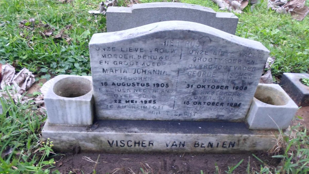 BENTEN George, Vischer van 1908-1996 &amp; Maria Johanna 1905-1985