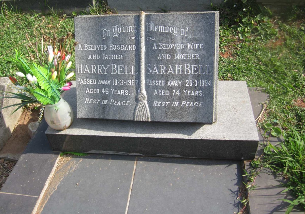 BELL Harry -1967 &amp; Sarah -1994