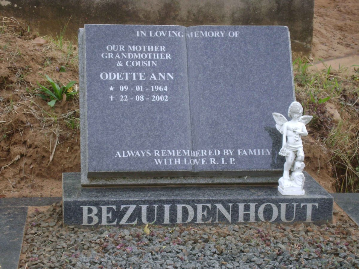 BEZUIDENHOUT Odette Ann 1964-2002