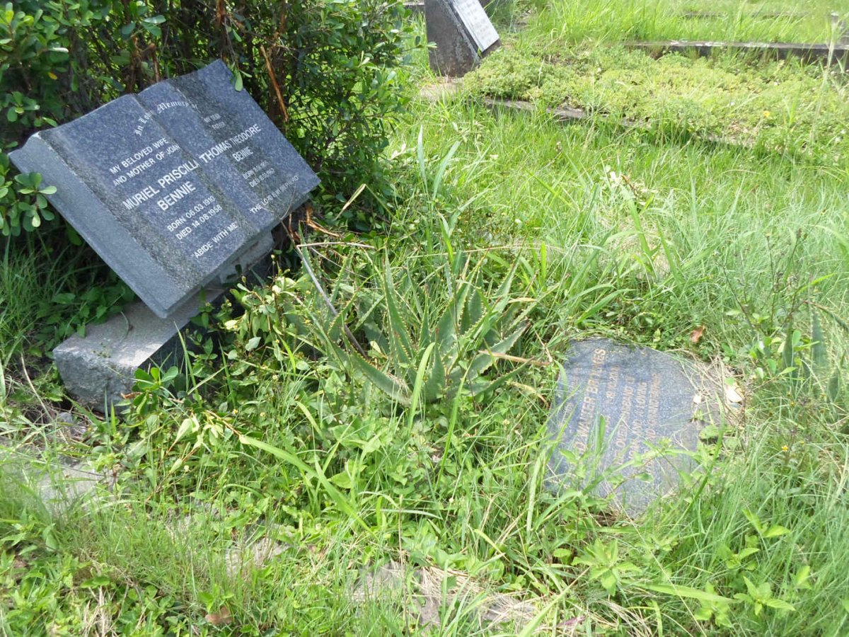 BENNIE Thomas Theodore 1905-1962 &amp; Muriel Priscilla 1910-1958 :: BROOKES David Walter 1934-2008