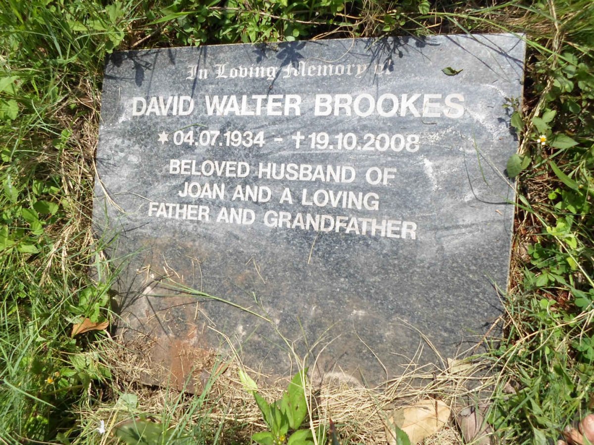 BROOKES David Walter 1934-2008