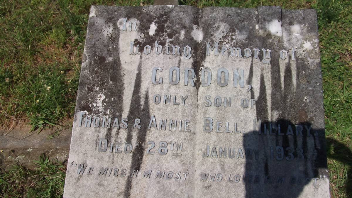BELL Gordon -1933 