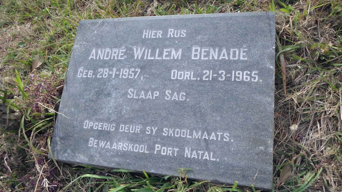 BENADE Andre Willem 1957-1965