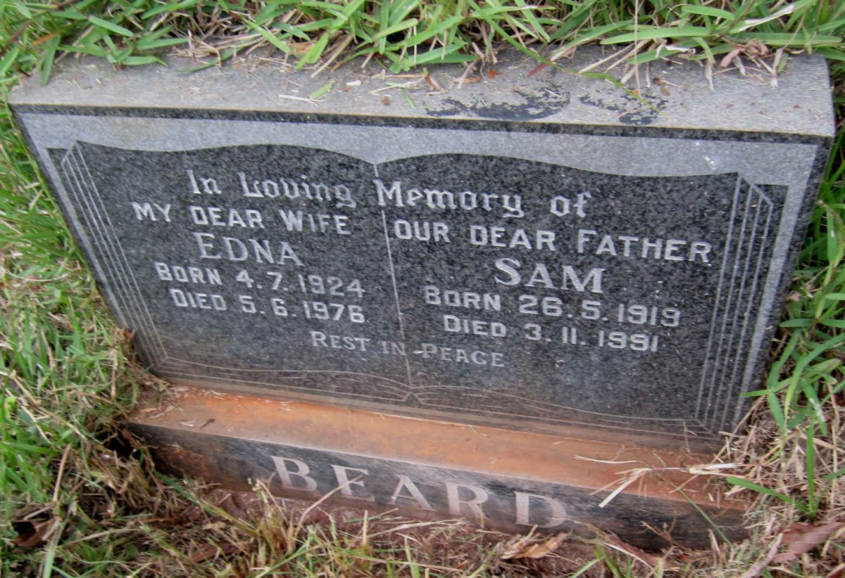 BEARD Sam 1919-1991 &amp; Edna 1924-1976