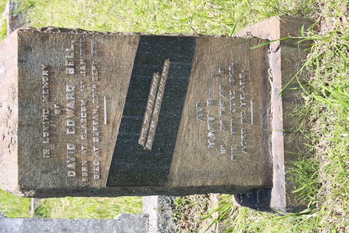 BELL David Edward 1853-1929 &amp; Mary -1943