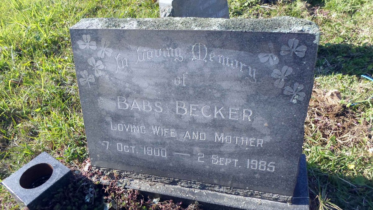  BECKER Babs 1900-1985