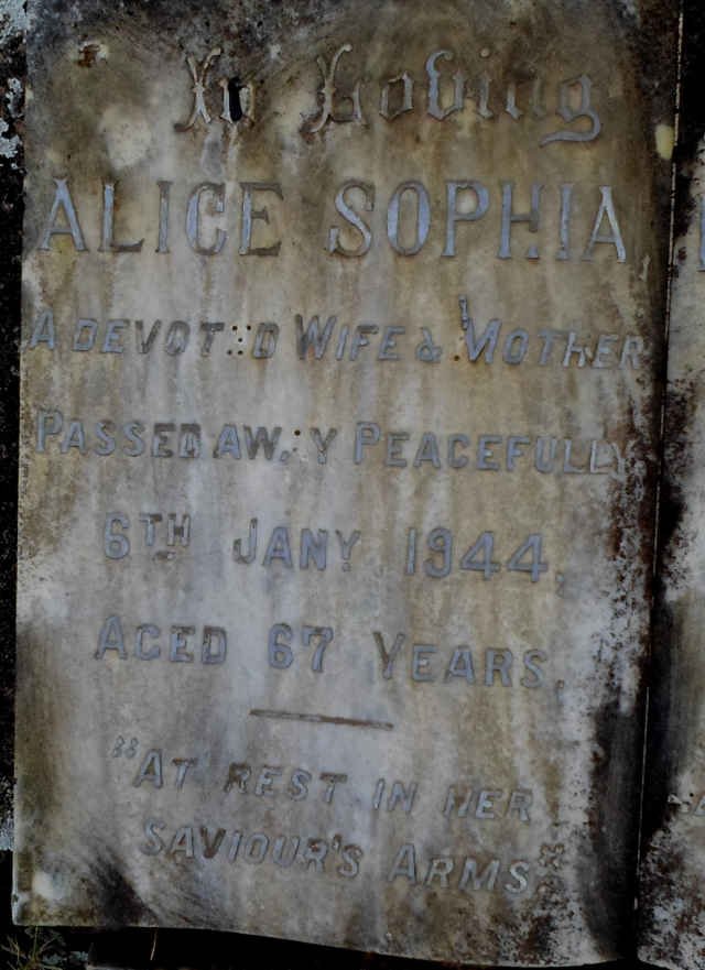 BEHM Alice Sophia -1944