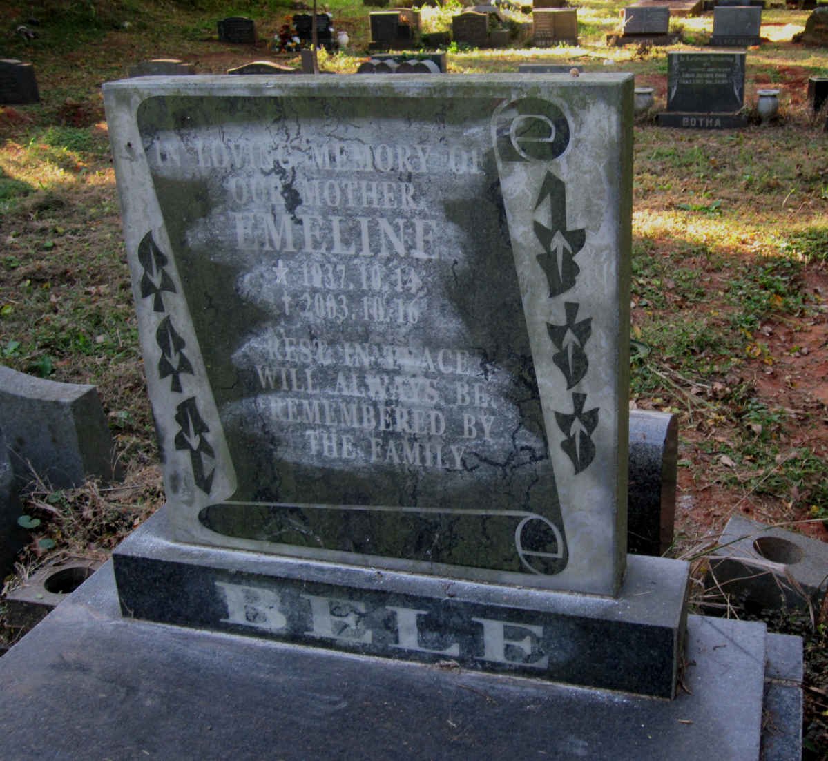 BELE Emeline 1937-2003