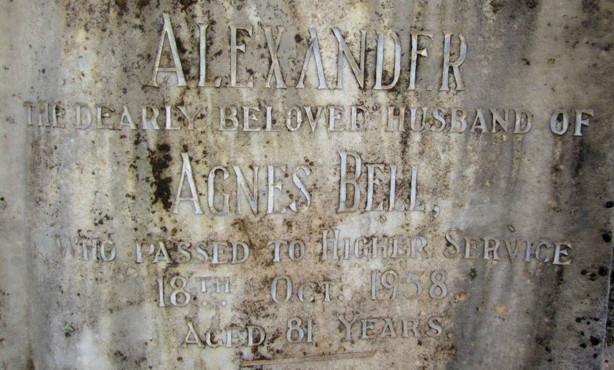 BELL Alexander -1958