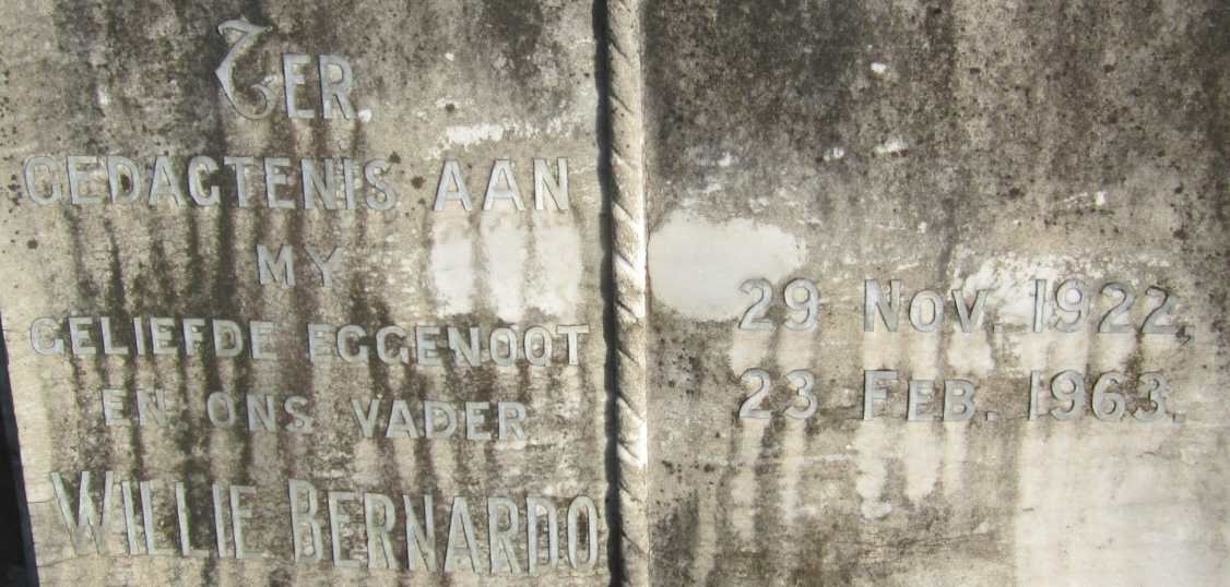 BERNARDO Willie 1922-1963