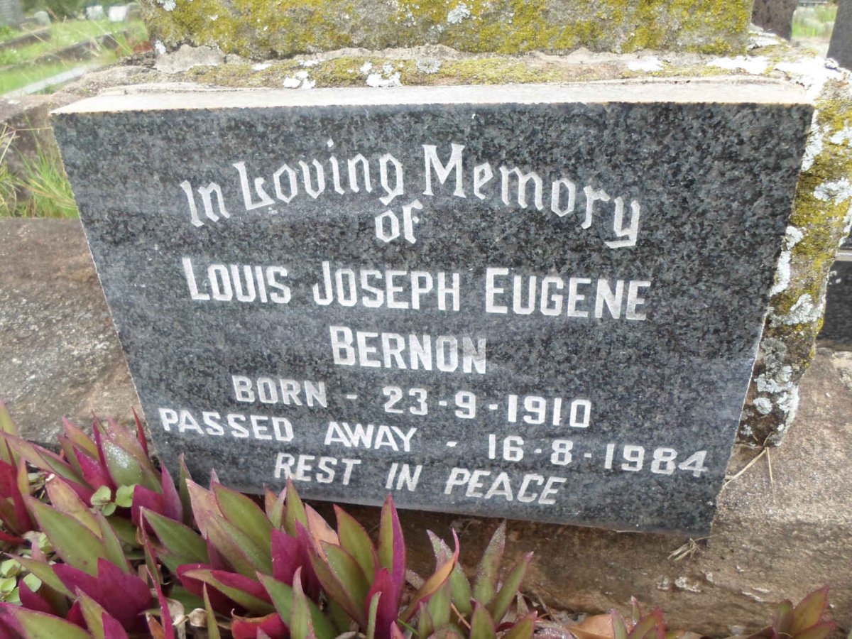 BERNON Louis Joseph Eugene 1910-1984