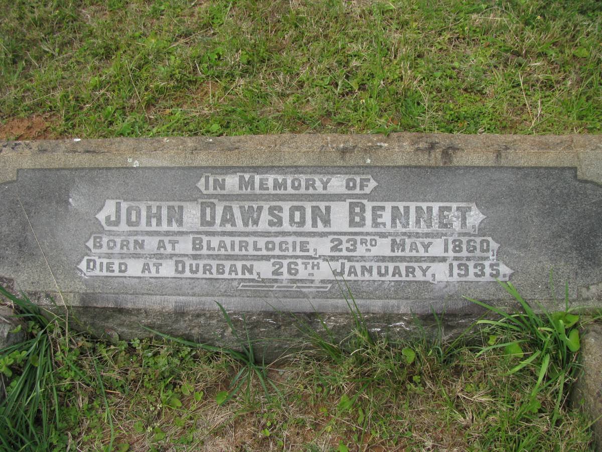 BENNET John Dawson 1860-1935