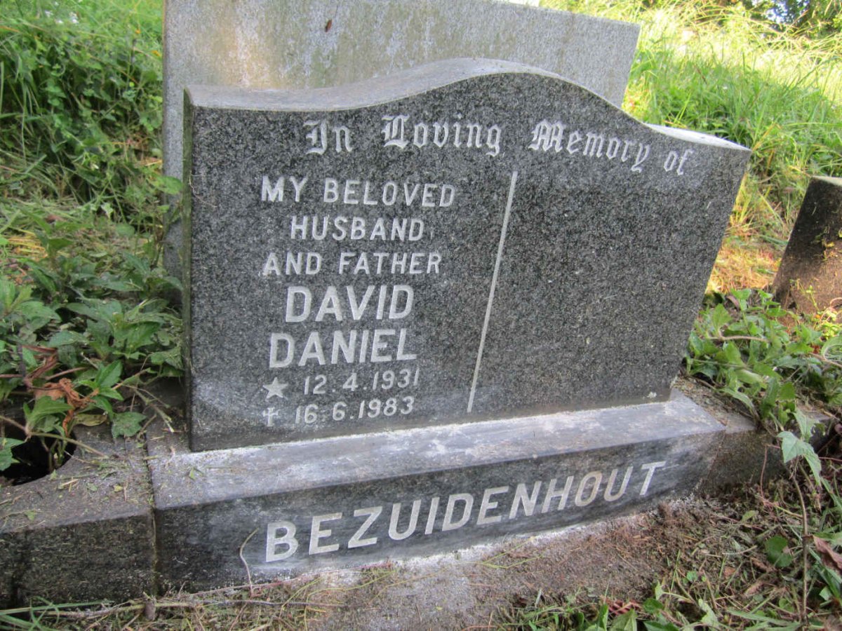 BEZUIDENHOUT David Daniel 1931-1983