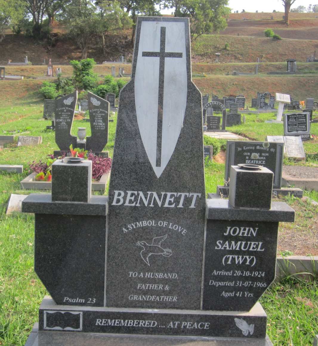 BENNETT John Samuel 1924-1966