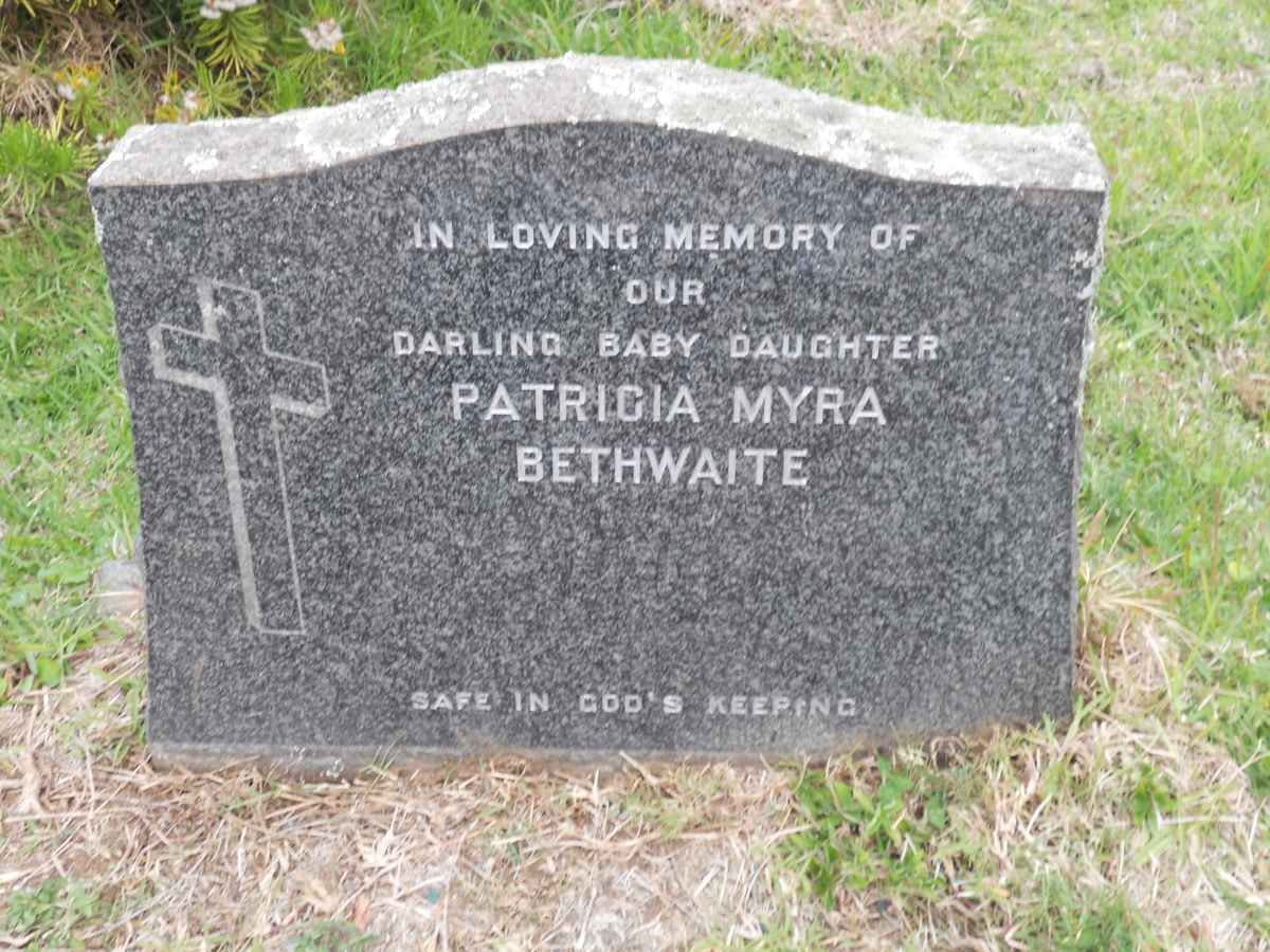 BETHWAITE Patricia Myra 