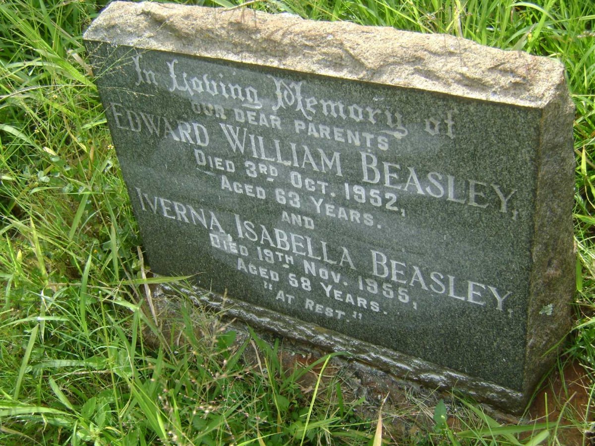 BEASLEY Edward William -1952 &amp; Iverna Isabella -1955