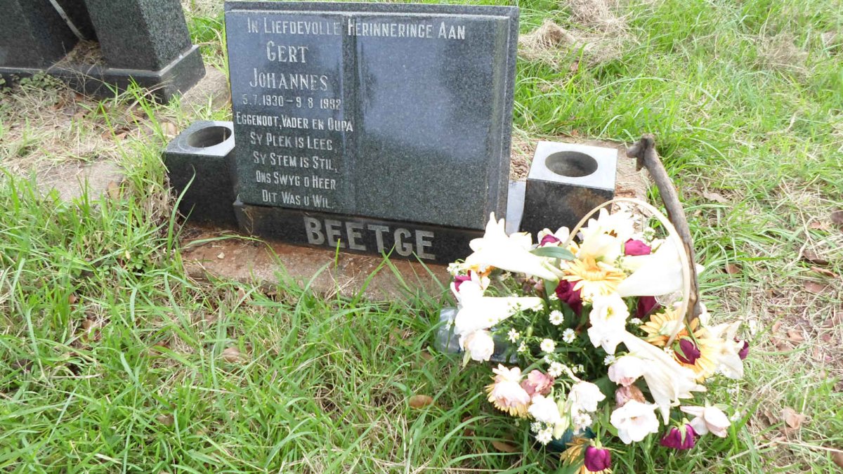 BEETGE Gert Johannes 1930-1992