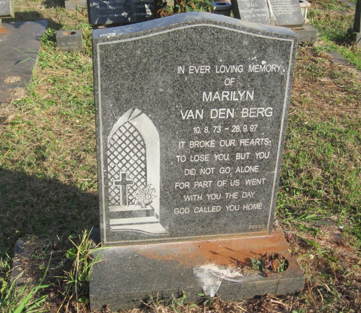 BERG Marilyn, van den 1973-1997