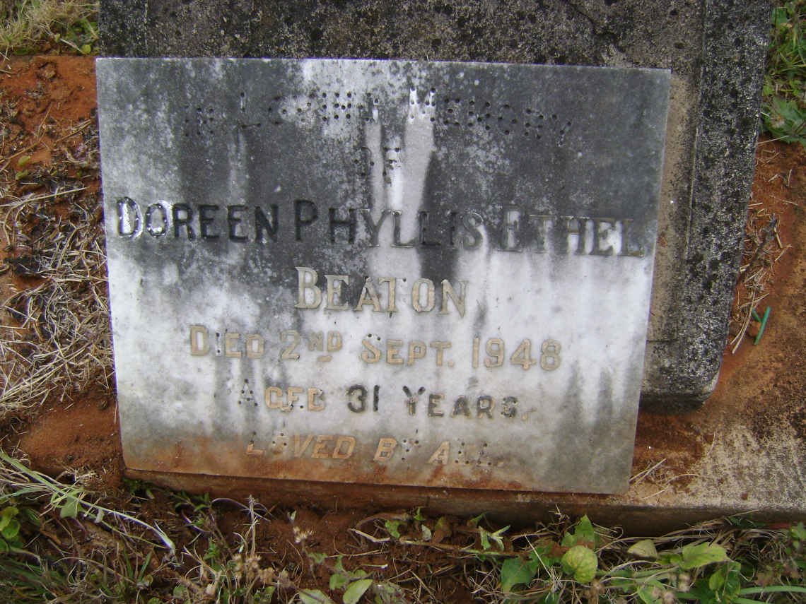 BEATON Doreen Phyllis Ethel -1948