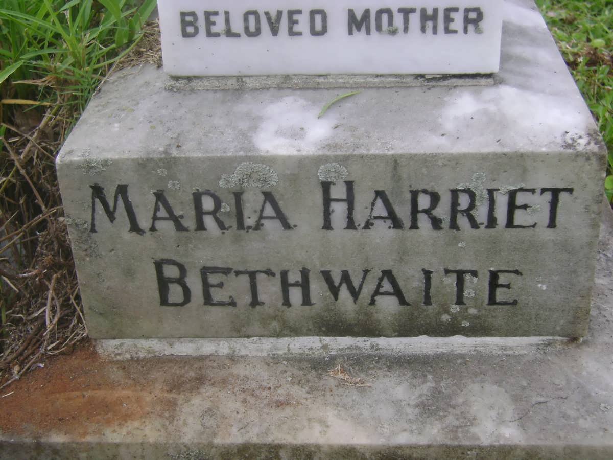 BETHWAITE Maria Harriet -1965