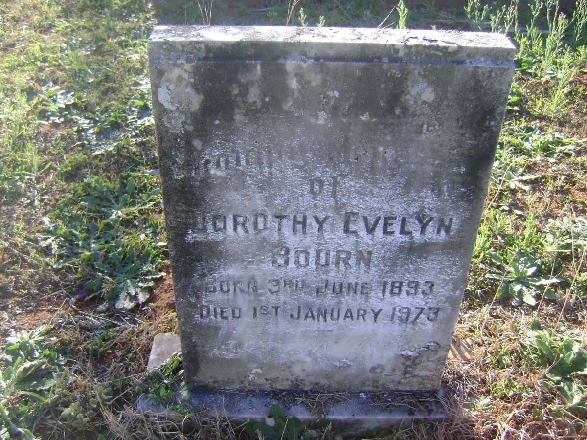 BOURN Dorothy Evelyn 1893-1973