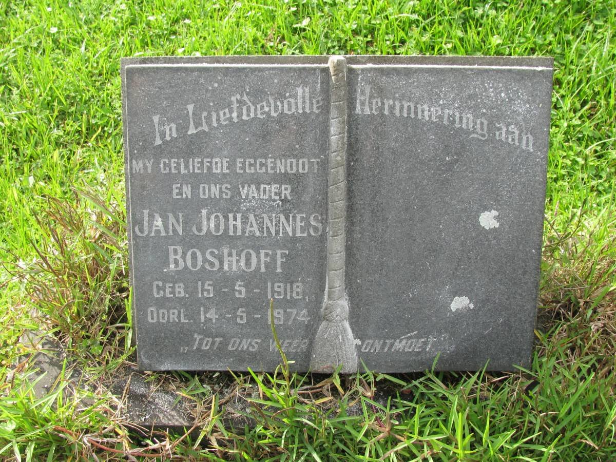 BOSHOFF Jan Johannes 1918-1974
