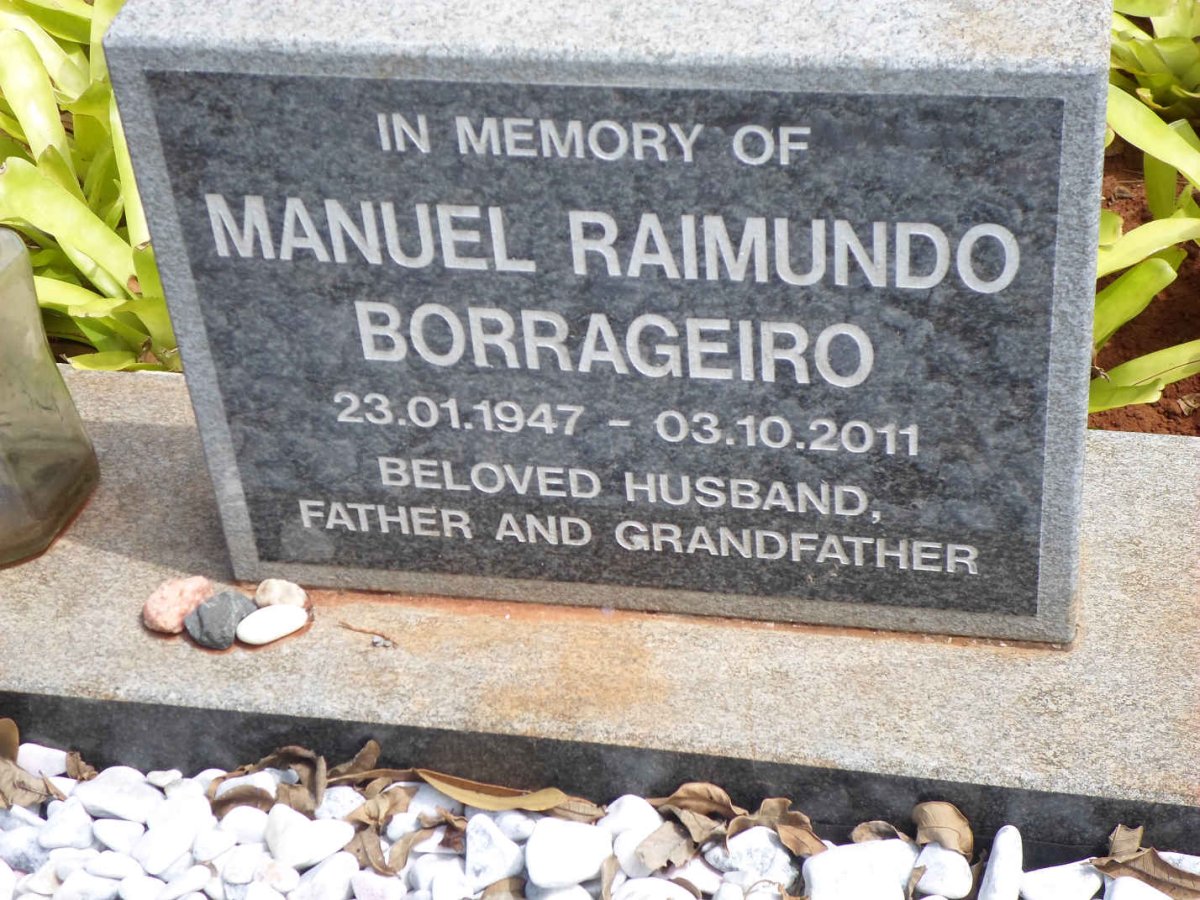 BORRAGEIRO Manuel Raimundo 1947-2011