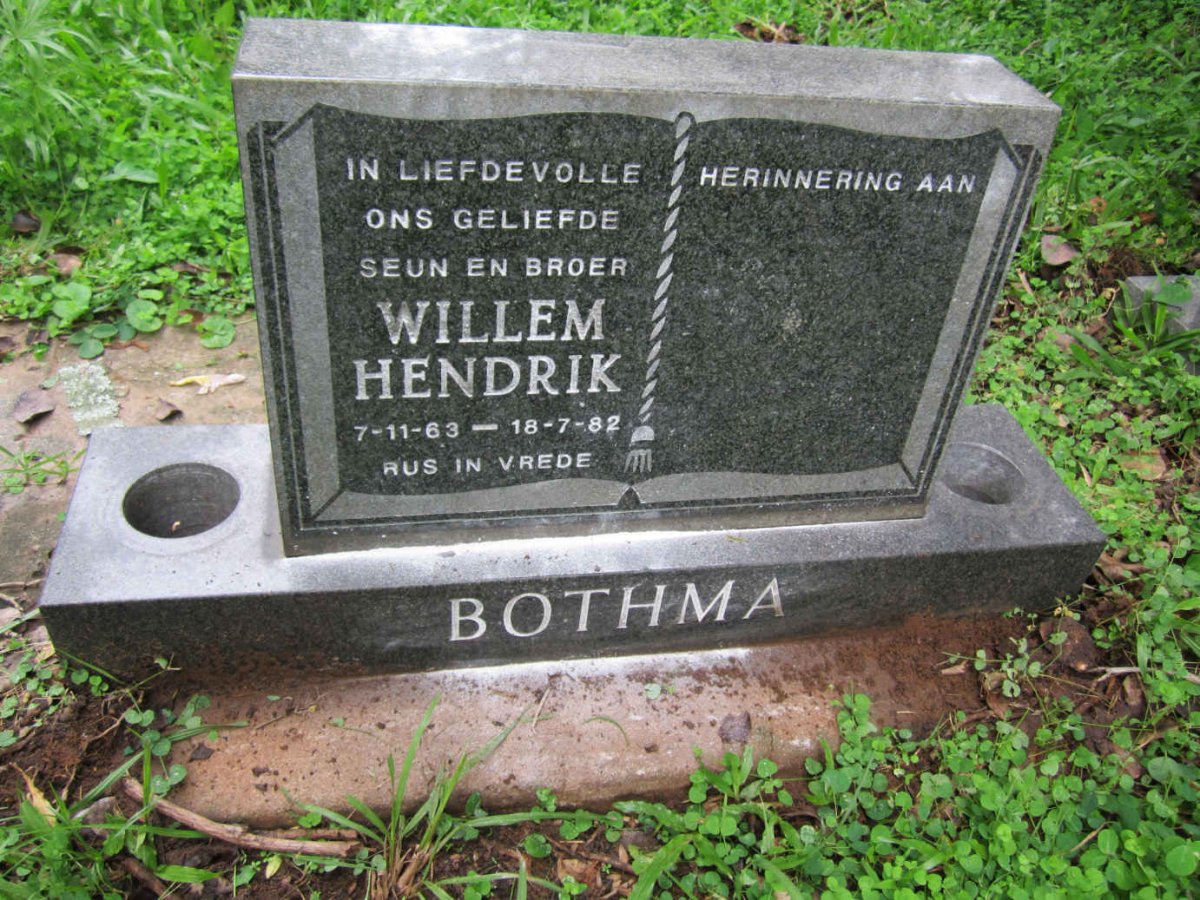 BOTHMA Willem Hendrik 1963-1982