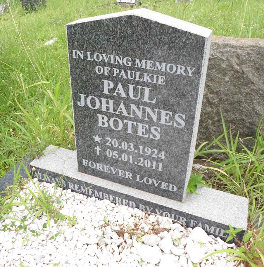 BOTES Paul Johannes 1924-2011