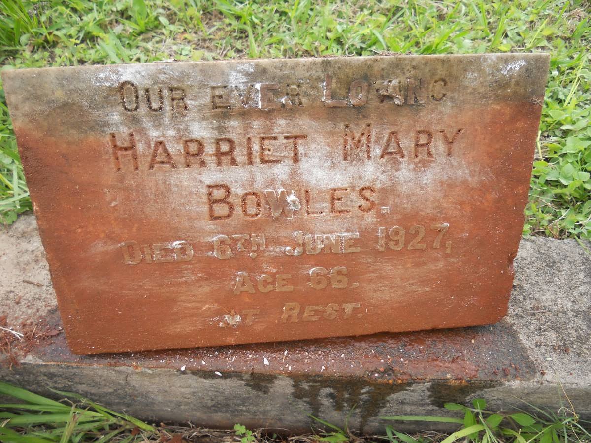 BOWLES Harriet Mary -1927
