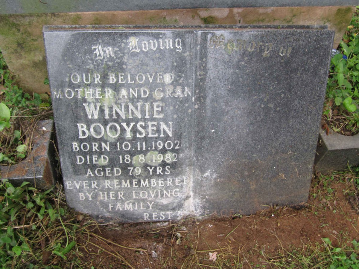 BOOYSEN Winnie 1902-1982