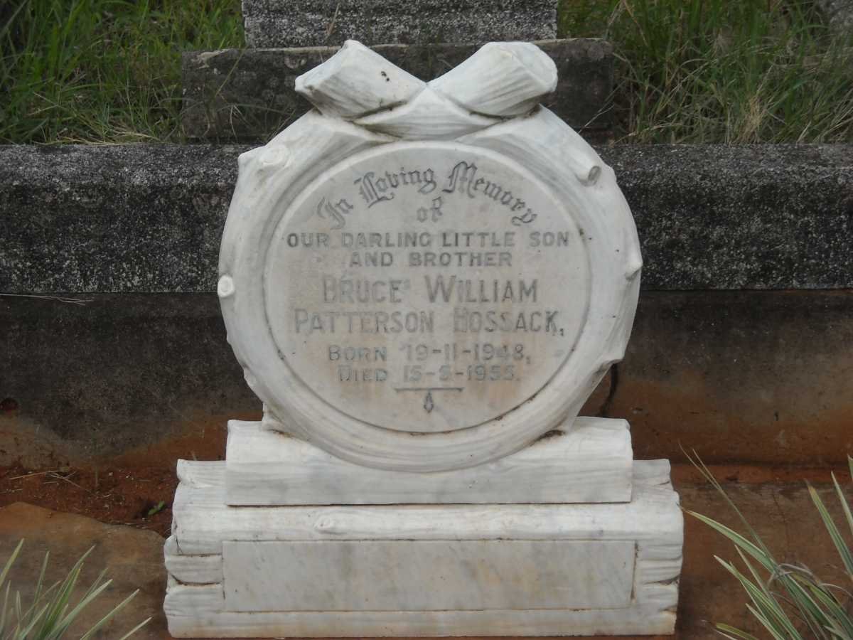 BOSSACK Bruce William Patterson 1948-1955
