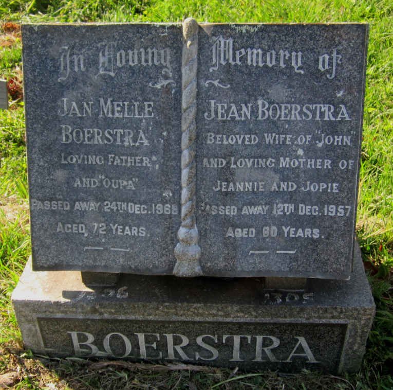 BOERSTRA Jan Melle -1968 &amp; Jean -1957