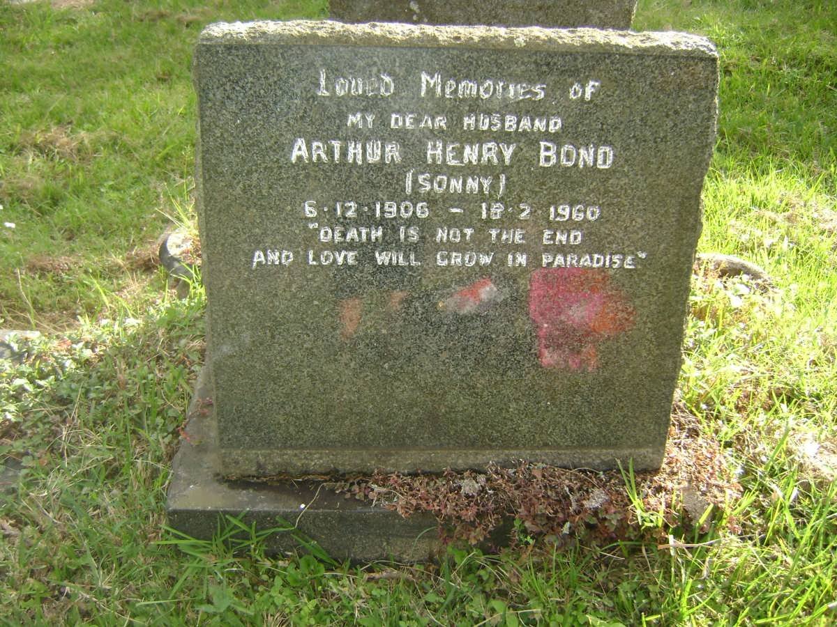 BOND Arthur Henry 1906-1960