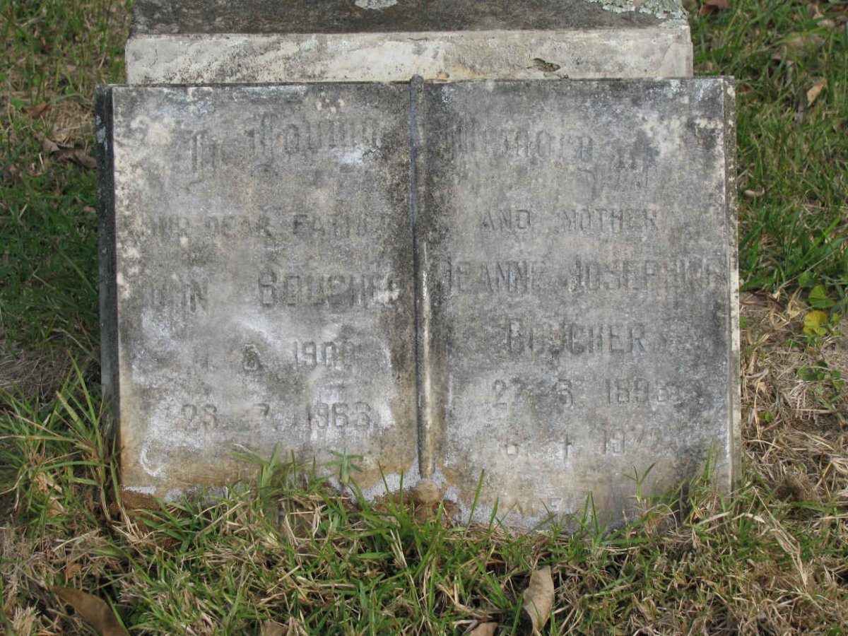 BOUCHER John 1900-1963 &amp; Jeanne Josephine 189?-1972