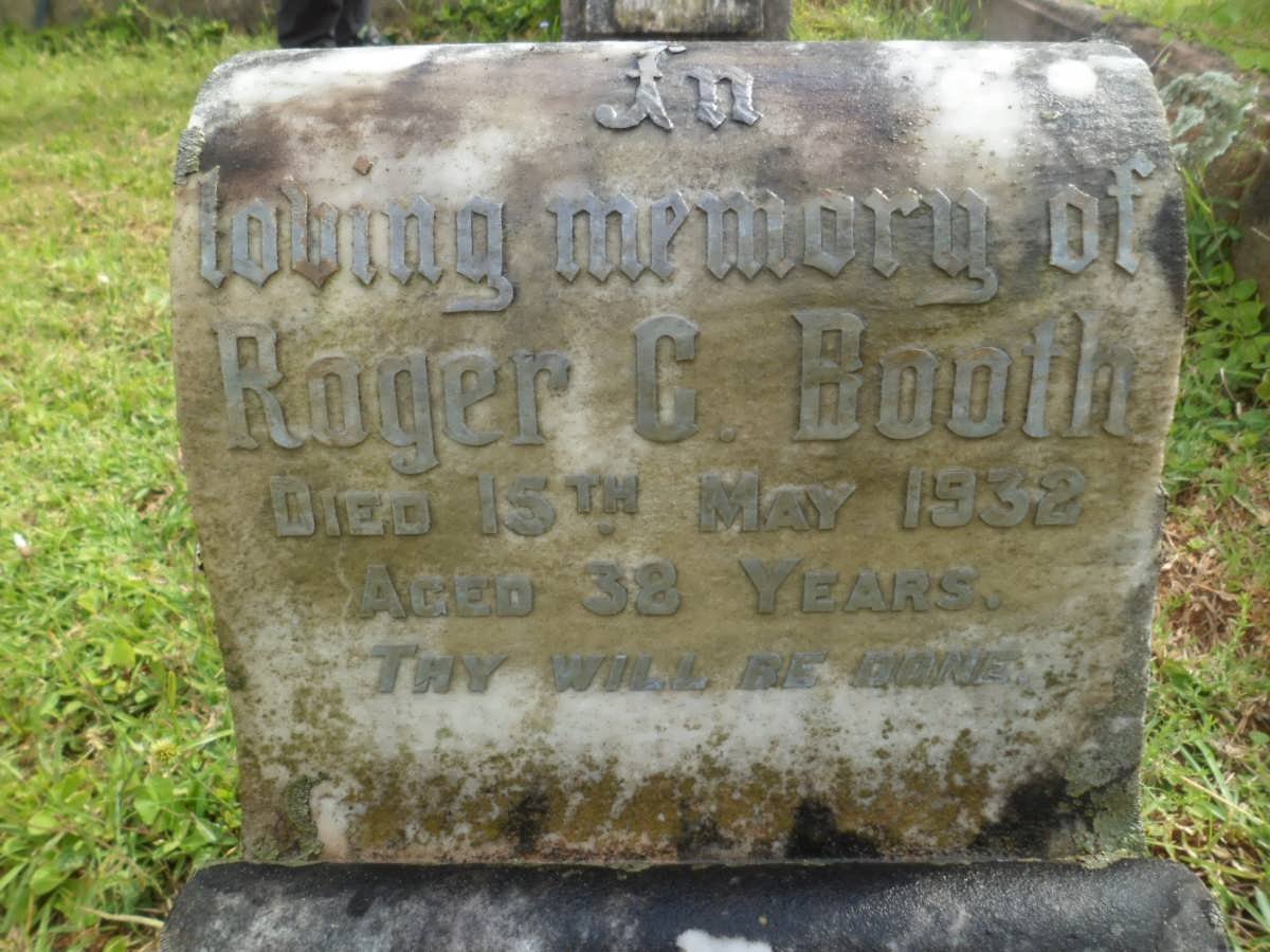 BOOTH Roger C. -1932