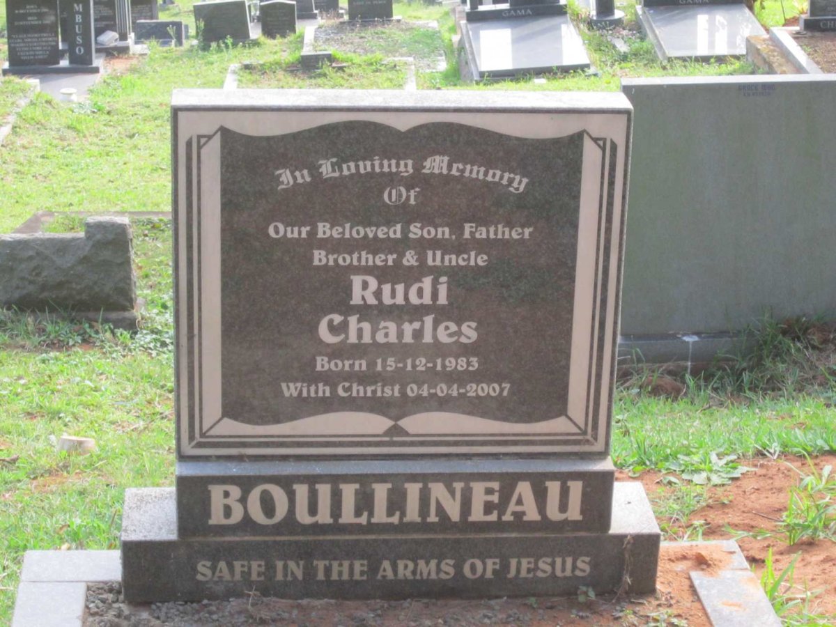 BOULLINEAU Rudi Charles 1983-2007