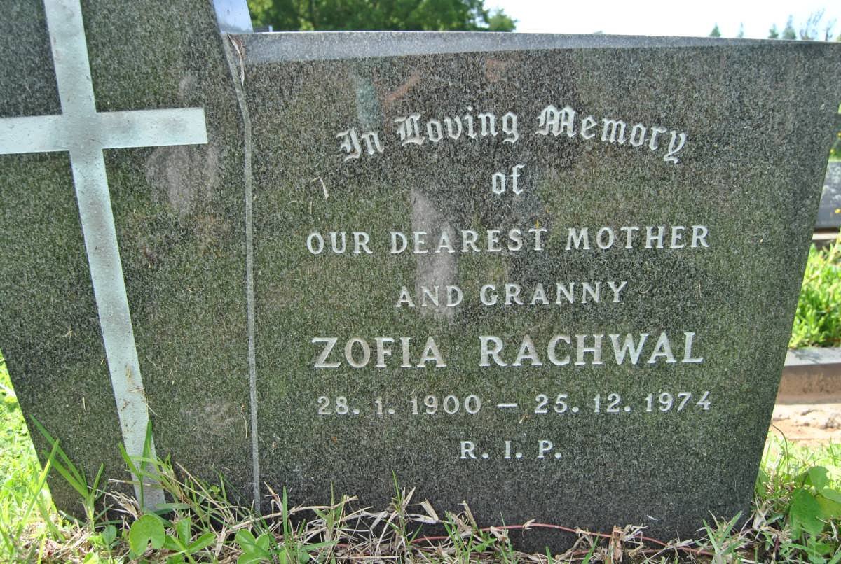 BOLTON Zofia nee RACHWAL 1900-1974