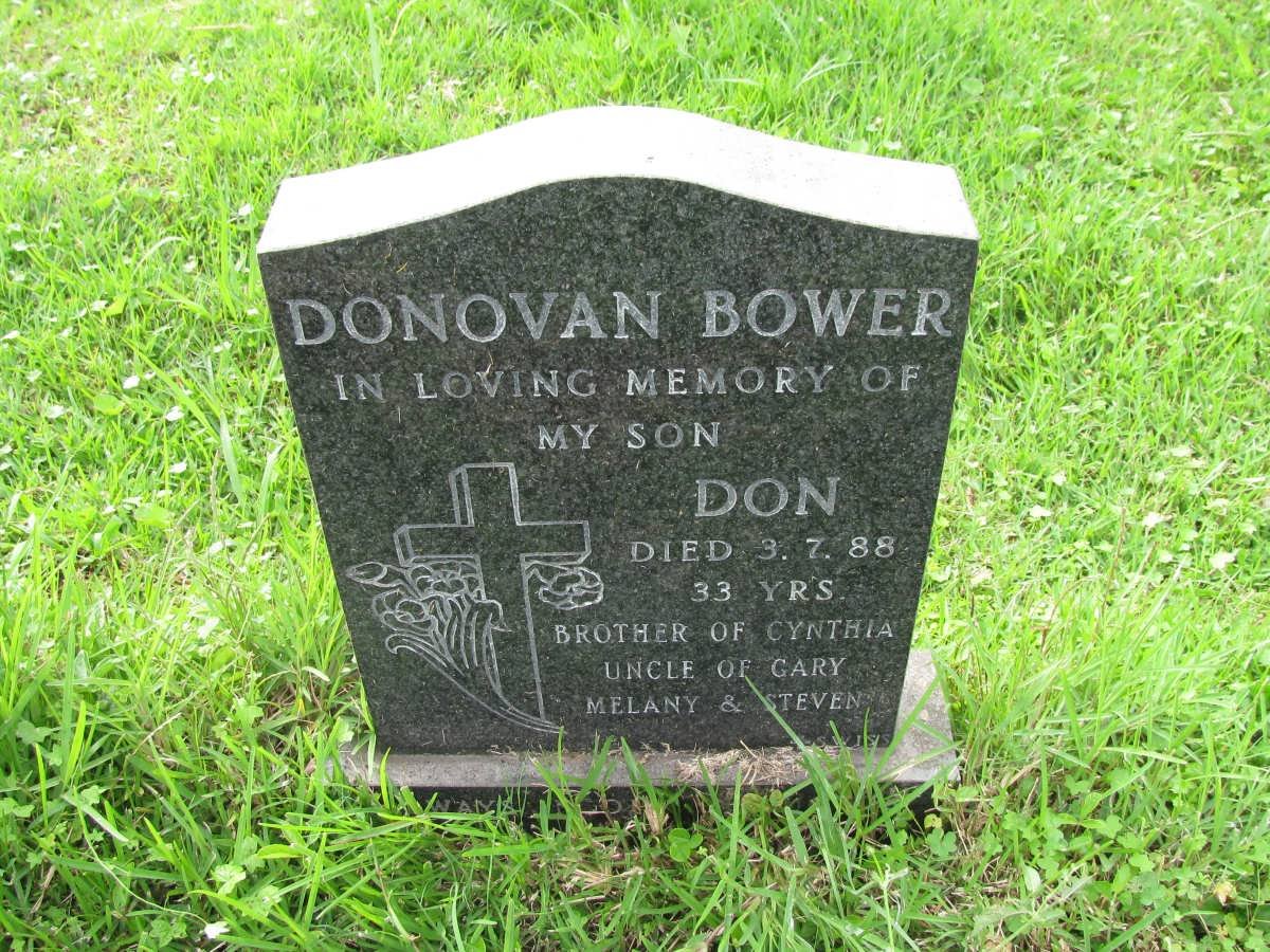 BOWER Donovan -1988