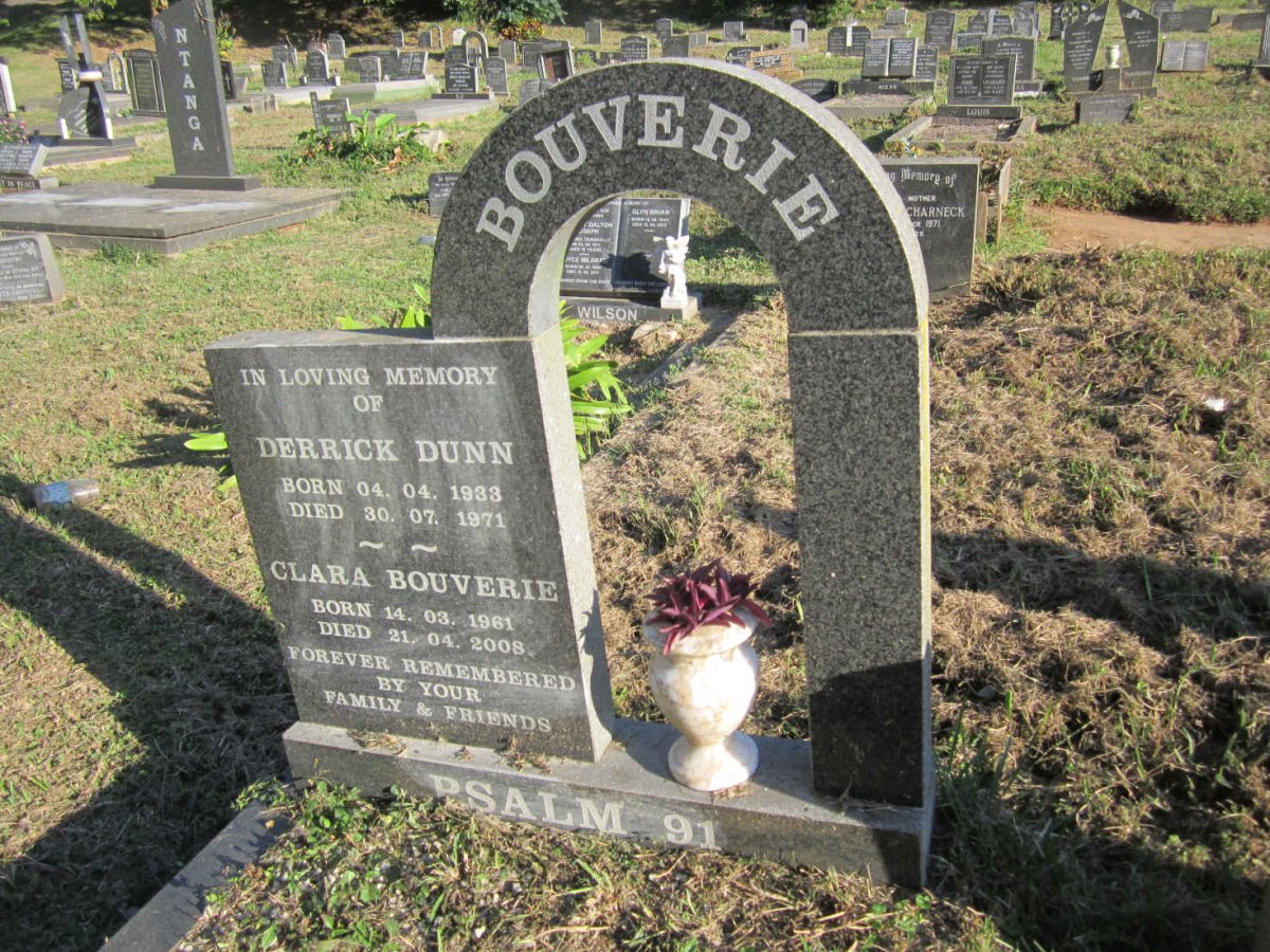 BOUVERIE Derrick Dunn 1933-1971 :: BOUVERIE Clara 1961-2008