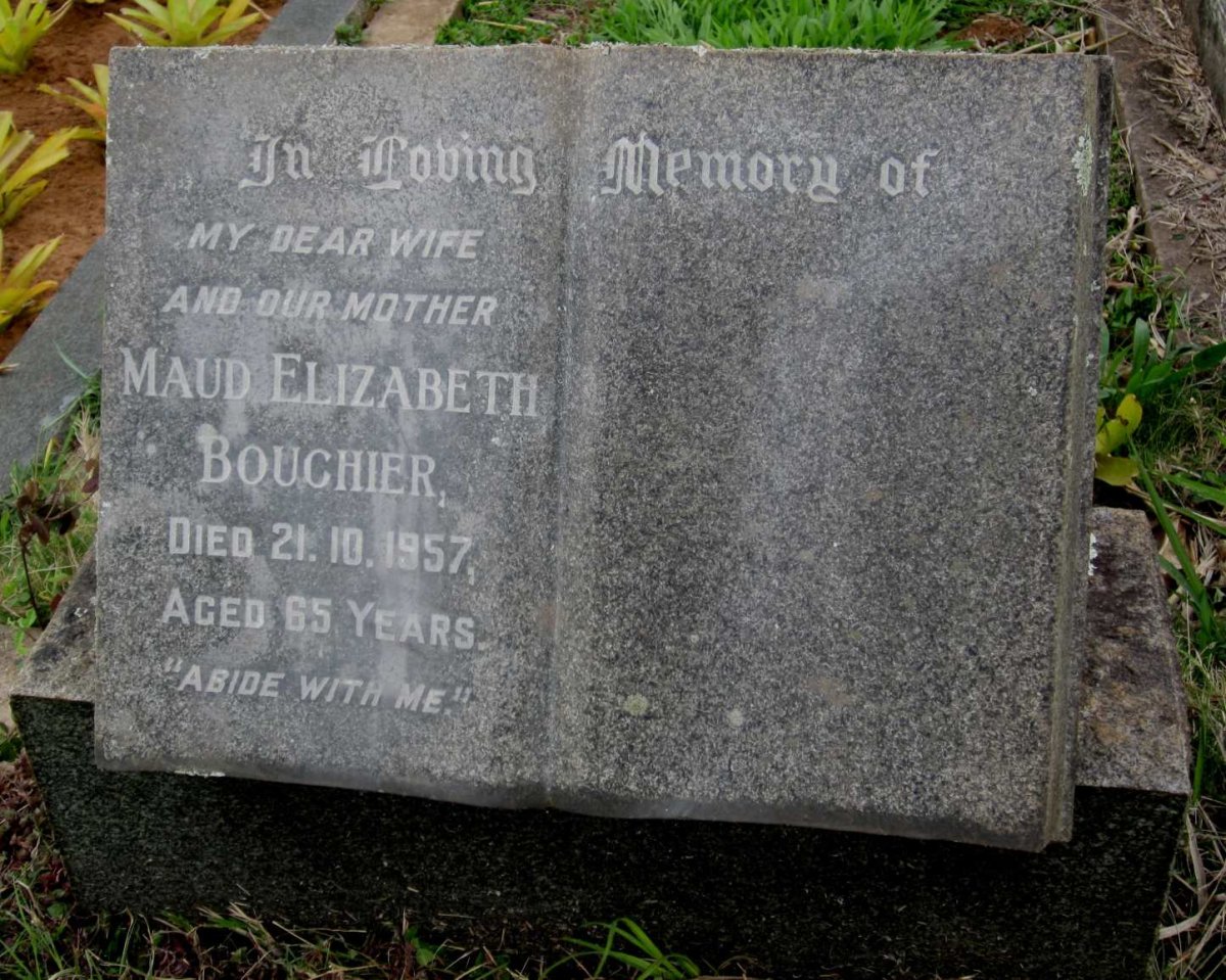 BOUCHIER Maud Elizabeth -1957