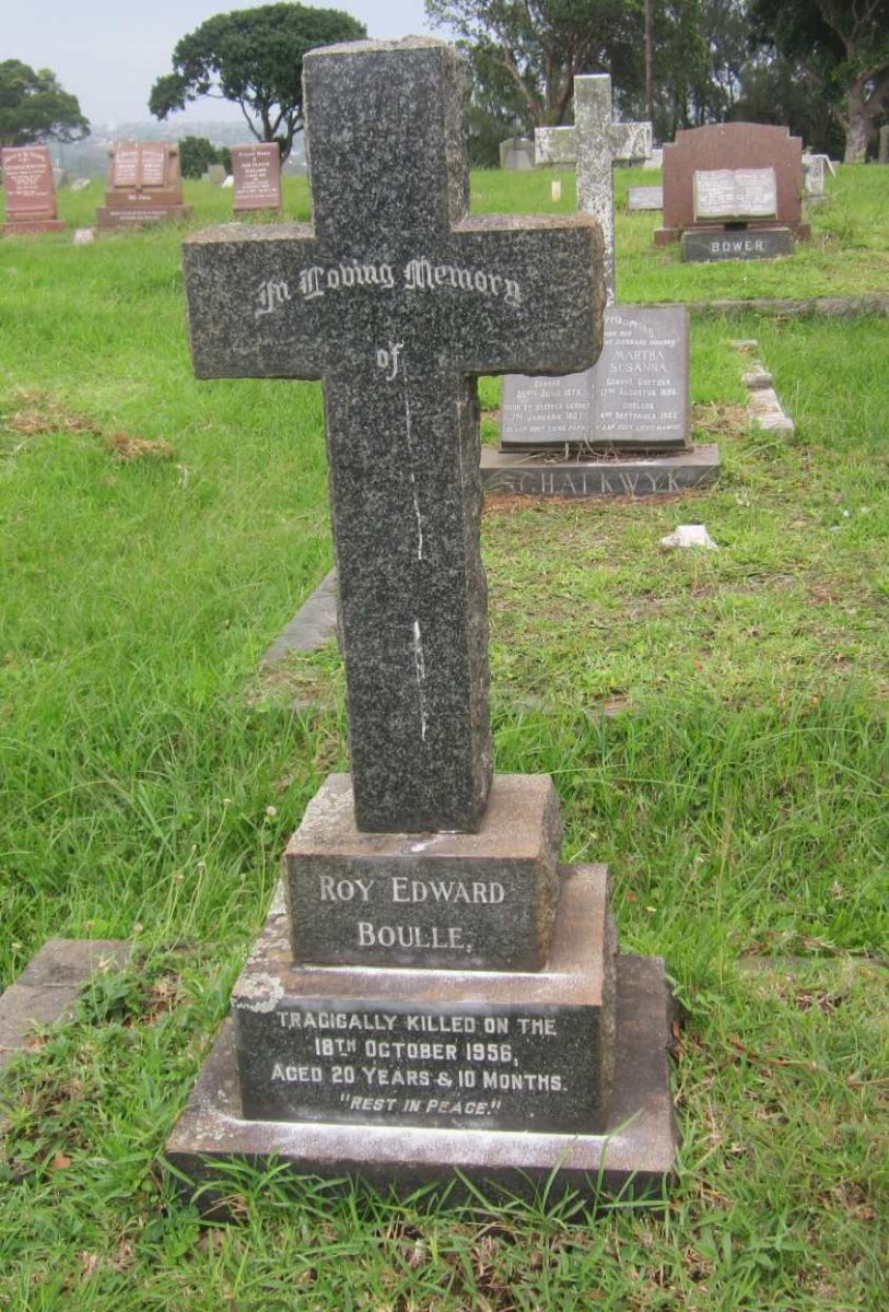 BOULLE Roy Edward -1956