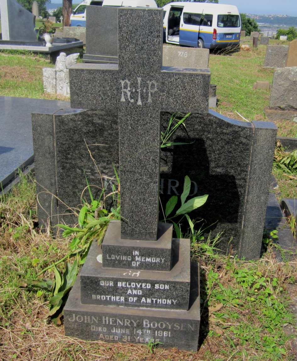 BOOYSEN John Henry -1961
