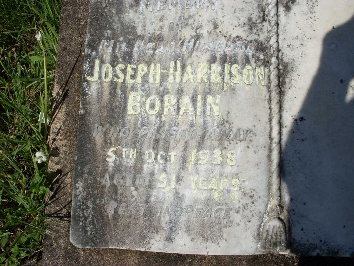 BORAIN Joseph Harrison -1938