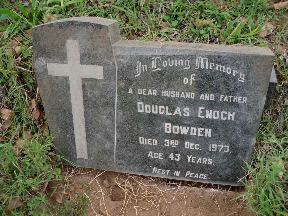 BOWDEN Douglas Enoch -1973