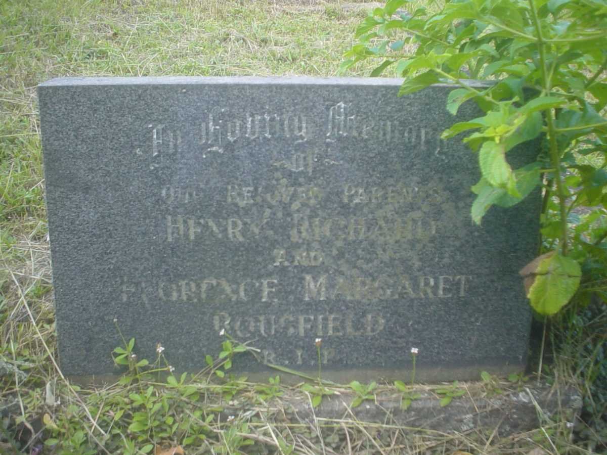 BOUSFIELD Henry Richard &amp; Florence Margaret